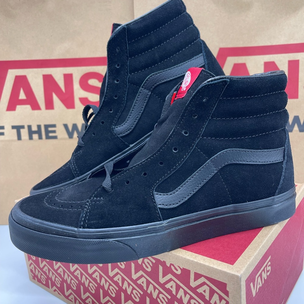 Vans Men’s SK8-Hi Suede VN000DSIBKA Hi Top Sneakers - Picture 8 of 16
